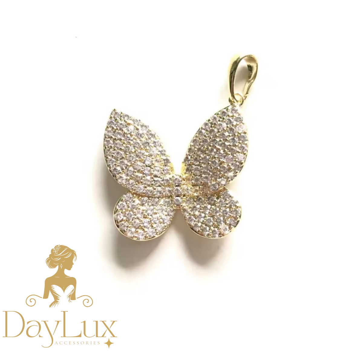Solid Butterfly Pendant 🦋✨