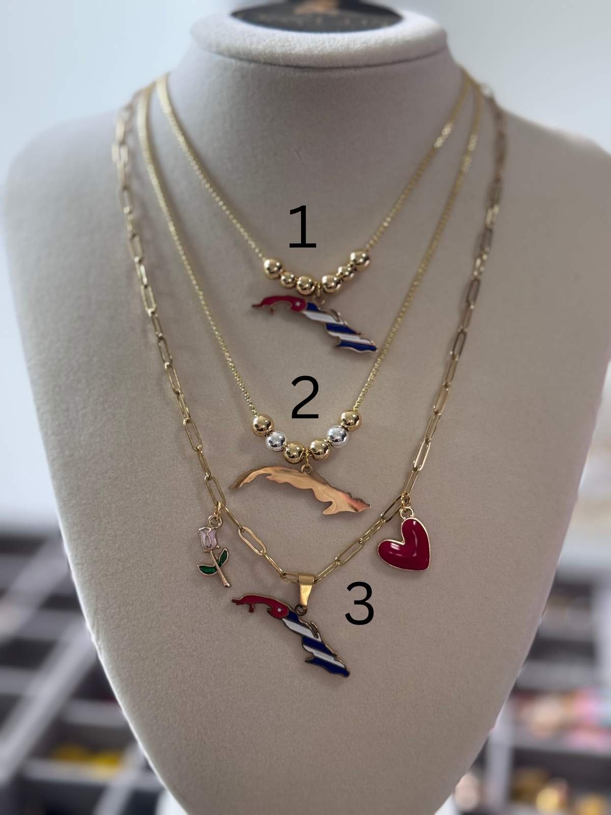 Cuba Collection – Adjustable Stainless Steel Necklaces