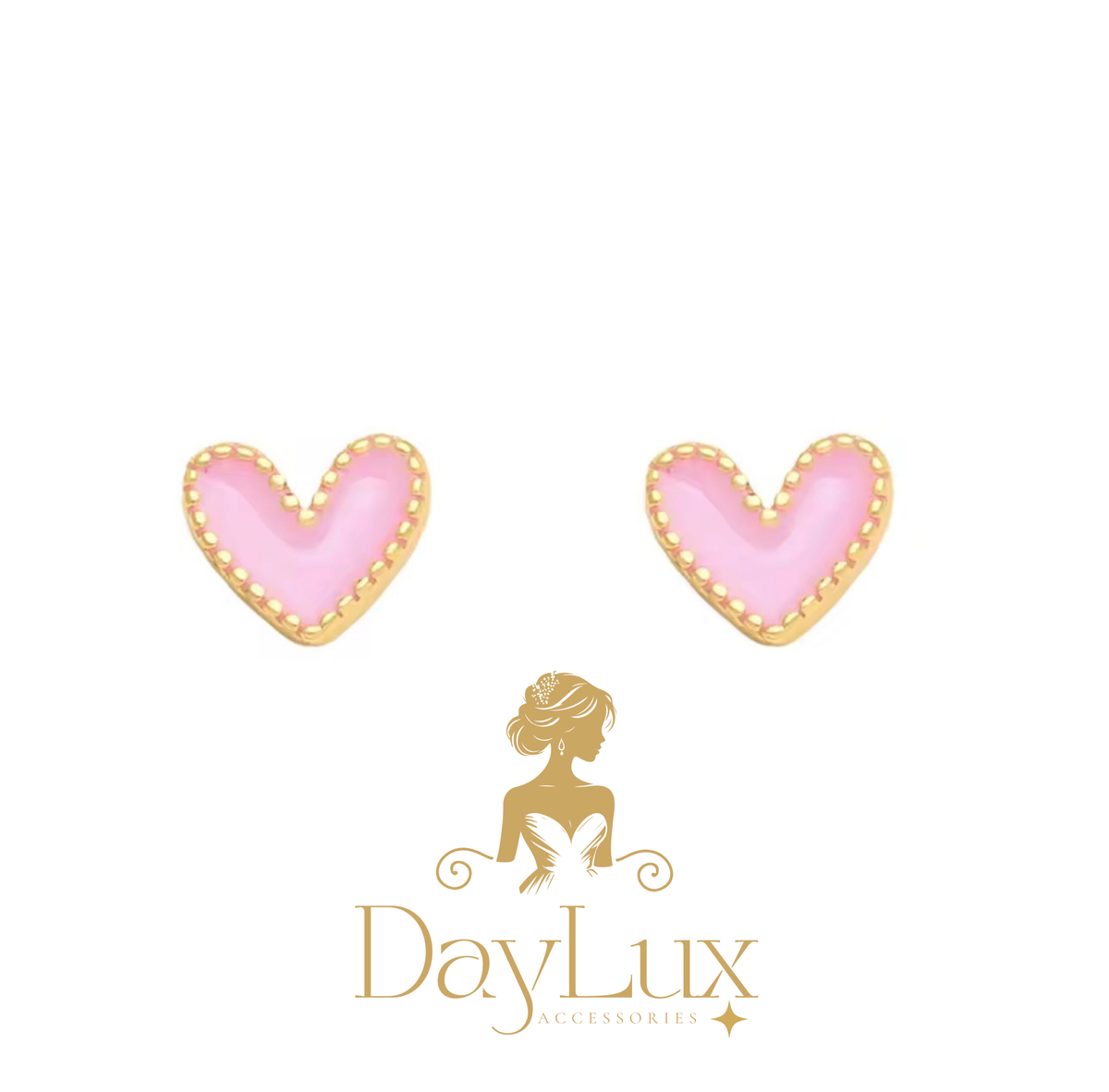 Mini Heart Stud Earrings – Stainless Steel