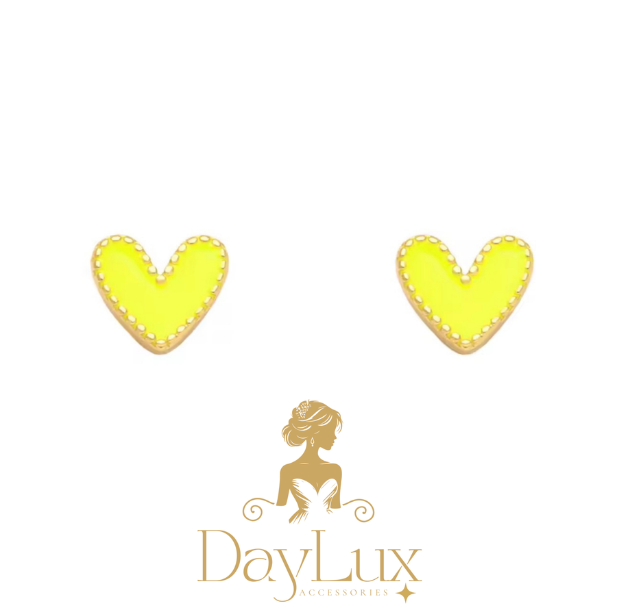 Mini Heart Stud Earrings – Stainless Steel