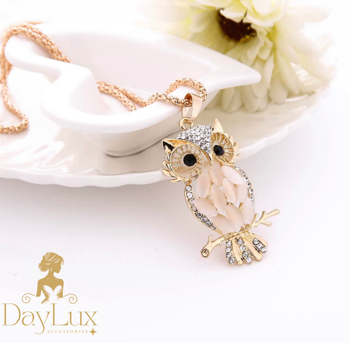 Owl Necklace – Stainless Steel