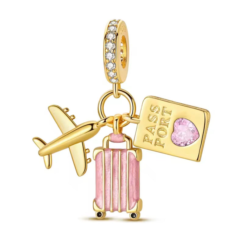 Pandora Style Charms – Different Styles | 18K Gold Plated