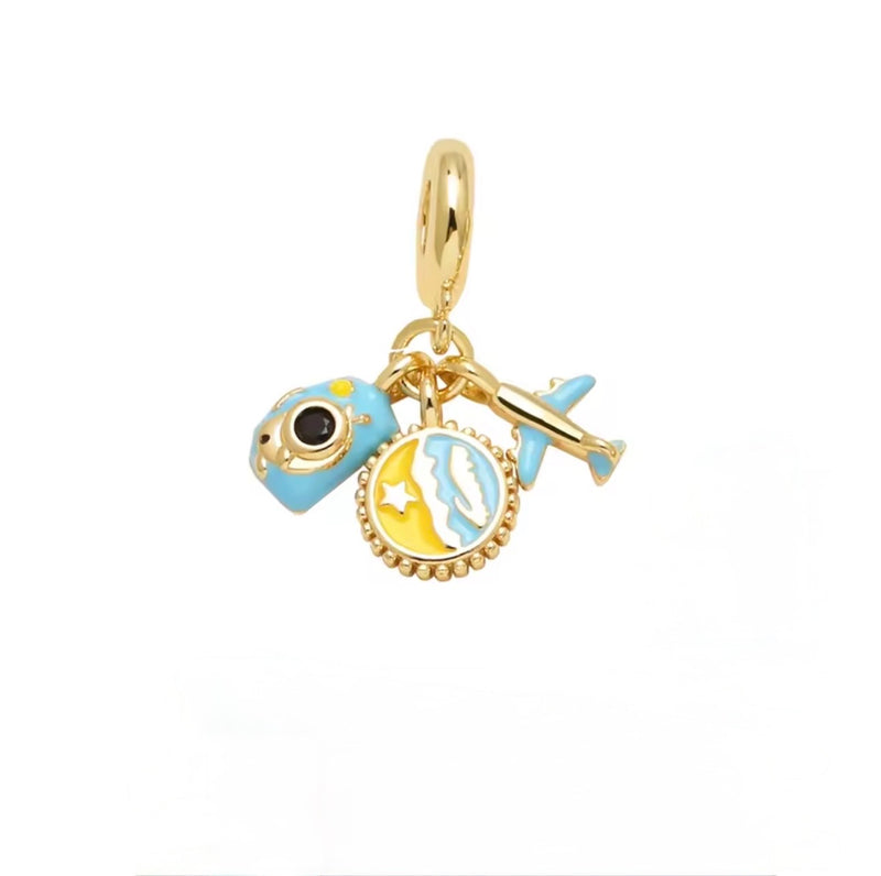 Pandora Style Charms – Different Styles | 18K Gold Plated