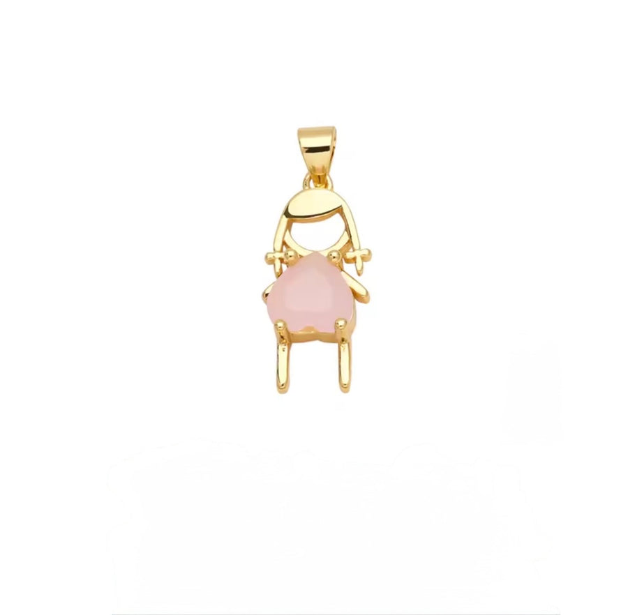 Boy & Girl Charm – 18K Gold Plated