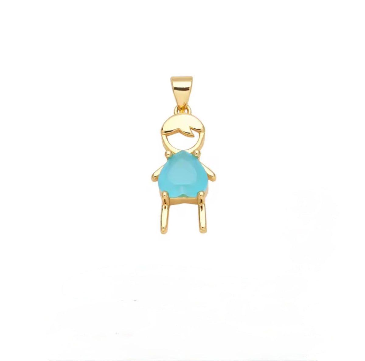 Boy & Girl Charm – 18K Gold Plated