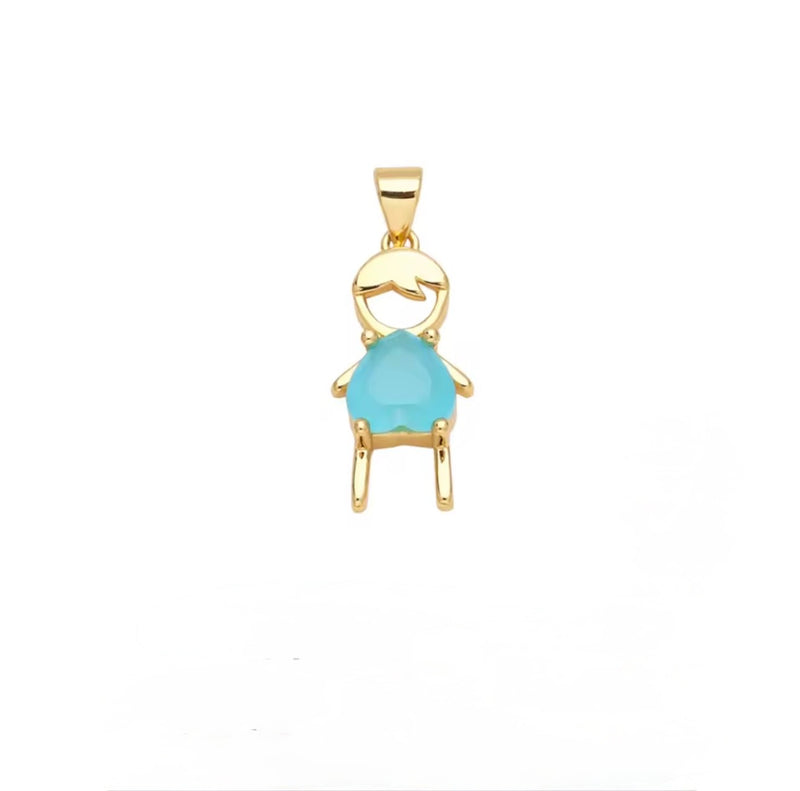 Boy & Girl Charm – 18K Gold Plated