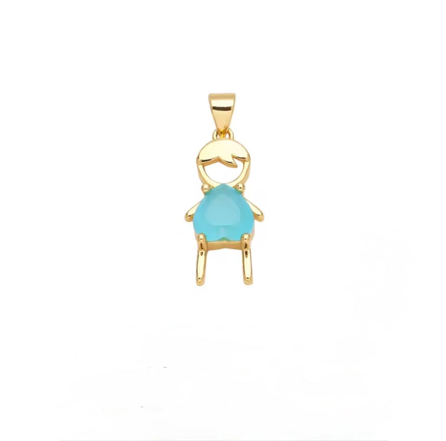 Boy & Girl Charm – 18K Gold Plated