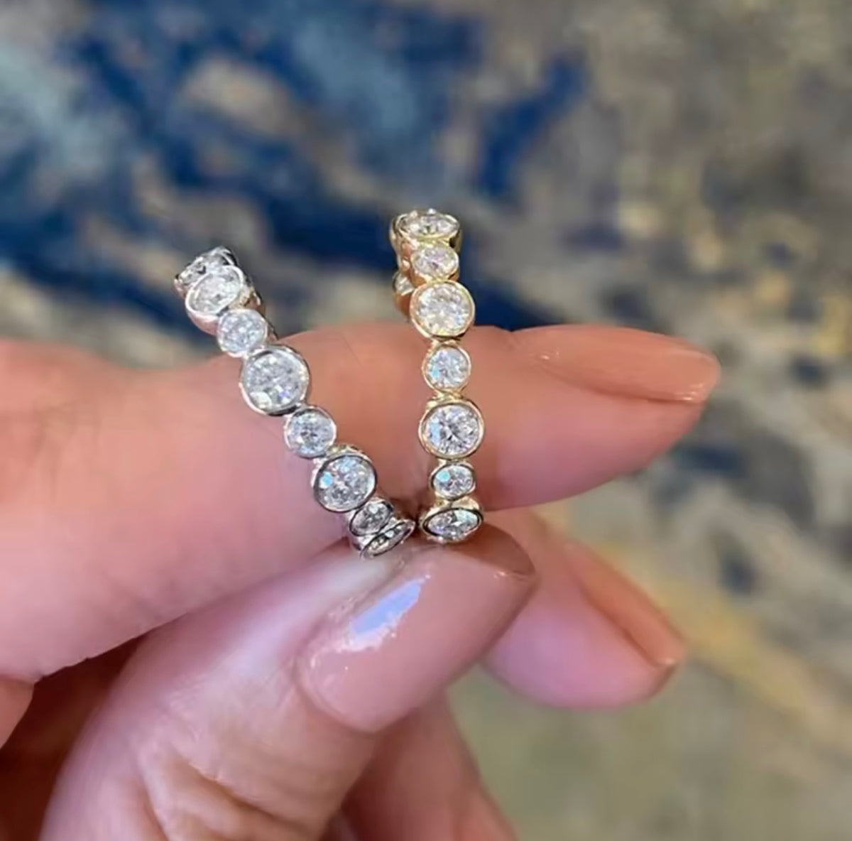 Crystal Band Ring – 18K Gold Plated