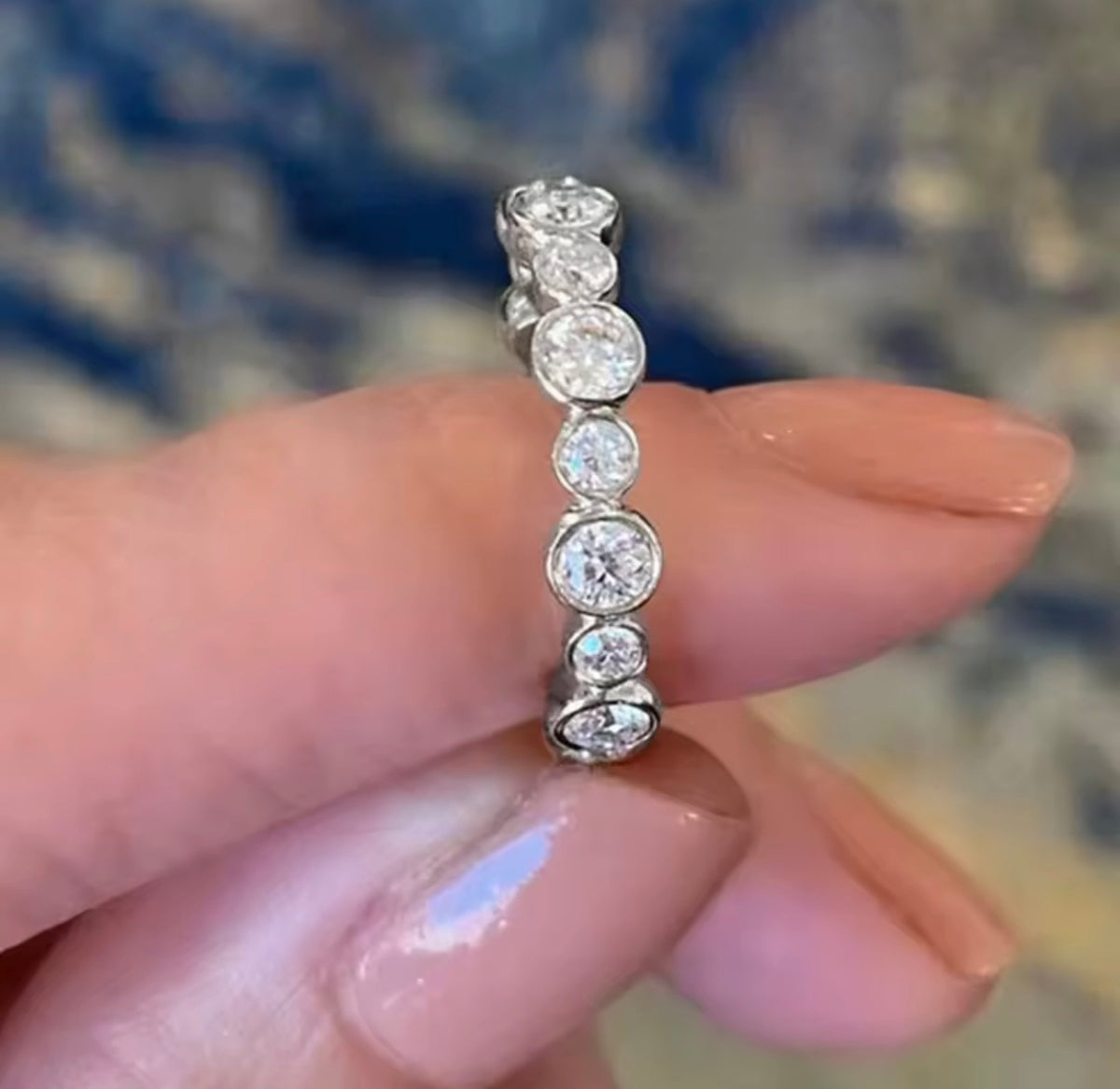 Crystal Band Ring – 18K Gold Plated