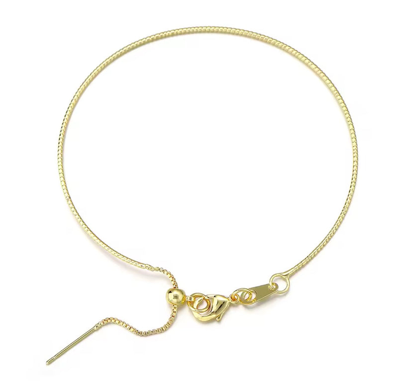 Charm Bracelet Chain   18K Gold Plated