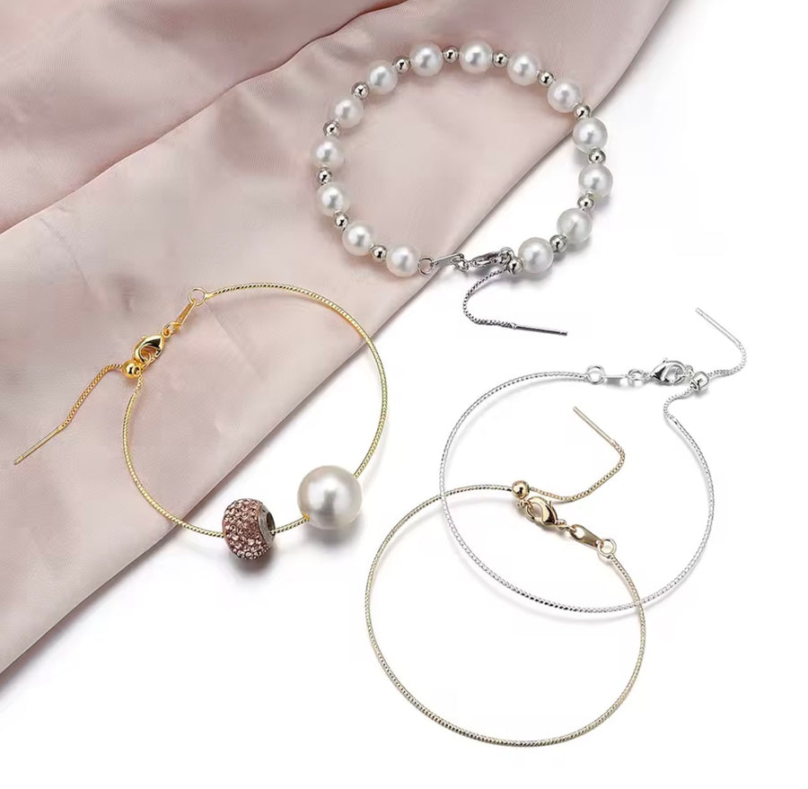 Charm Bracelet Chain   18K Gold Plated