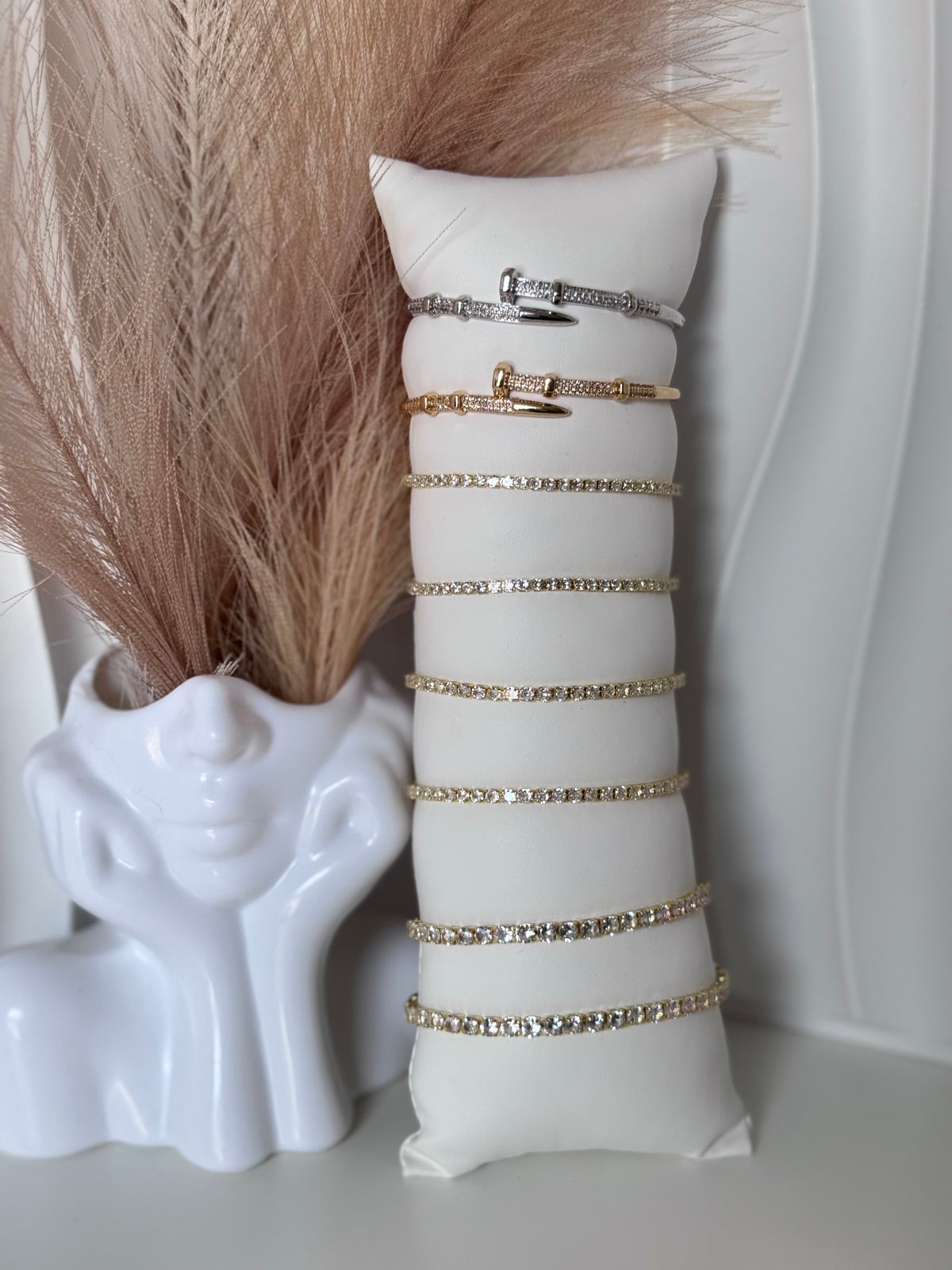18K Gold Plated Tennis Bracelet | 2.5mm, 3mm and  4mm CZ