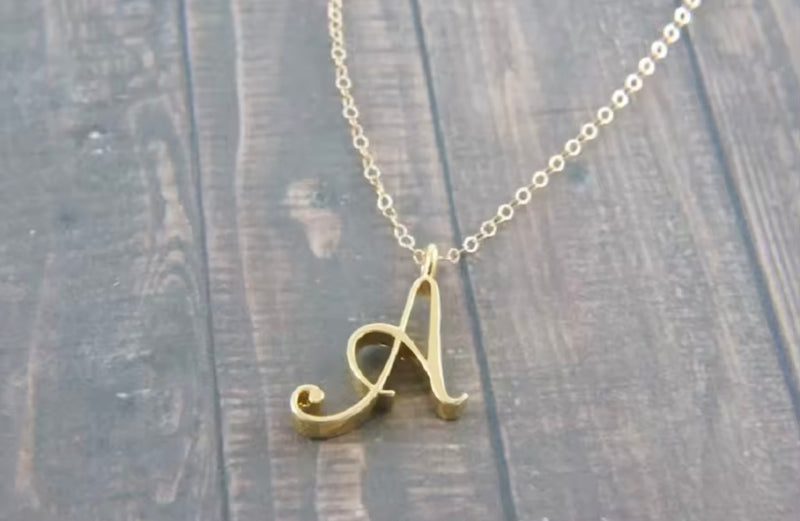 Initial Letter Necklace