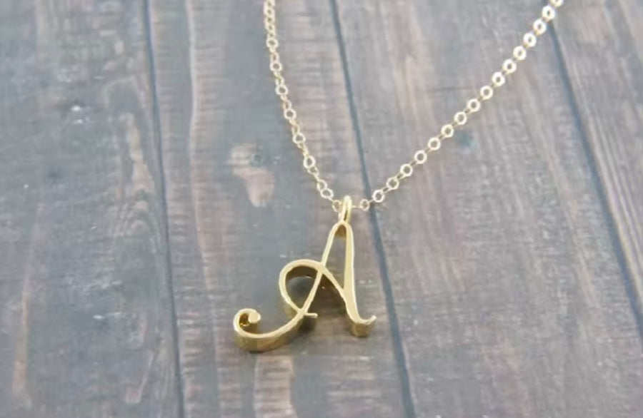 Initial Letter Necklace