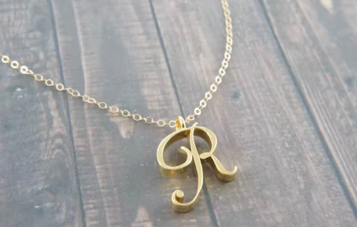 Initial Letter Necklace