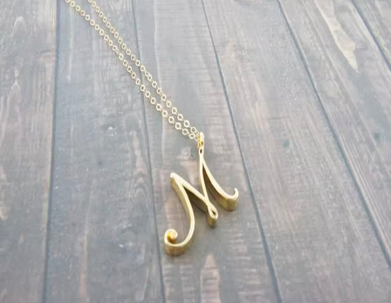Initial Letter Necklace