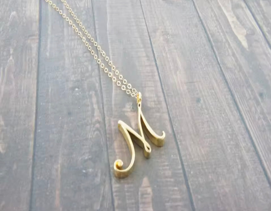 Initial Letter Necklace