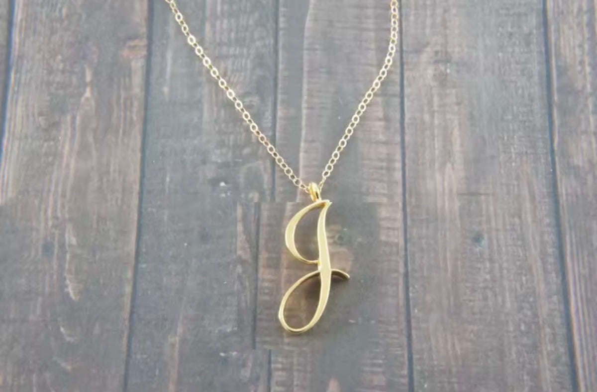 Initial Letter Necklace