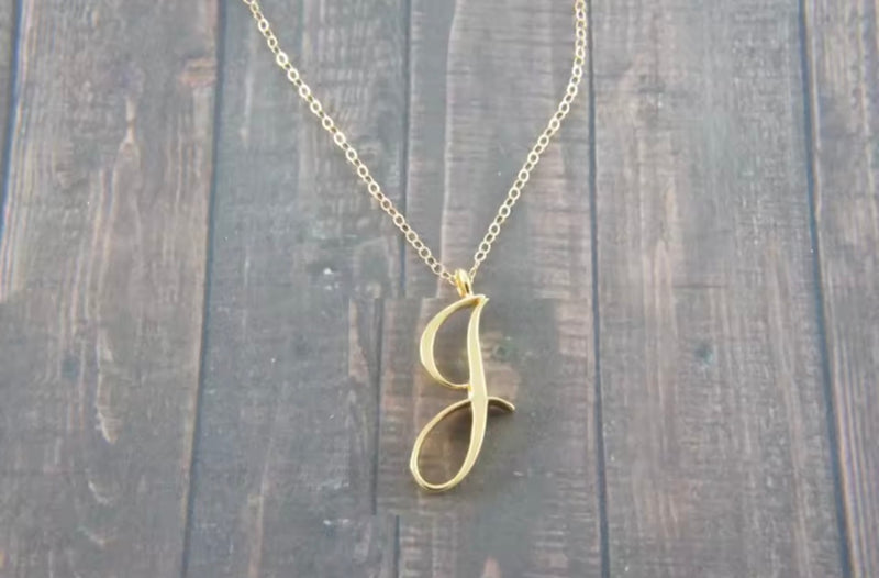 Initial Letter Necklace