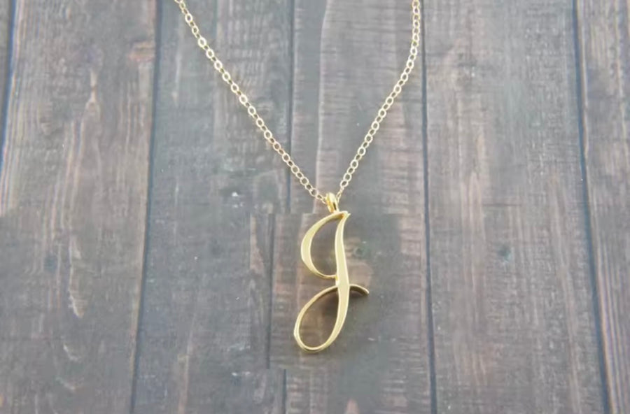 Initial Letter Necklace