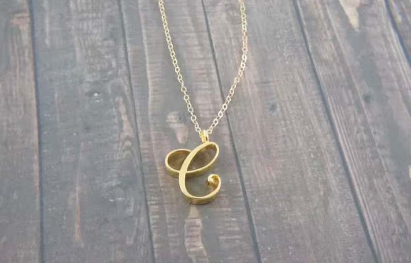 Initial Letter Necklace