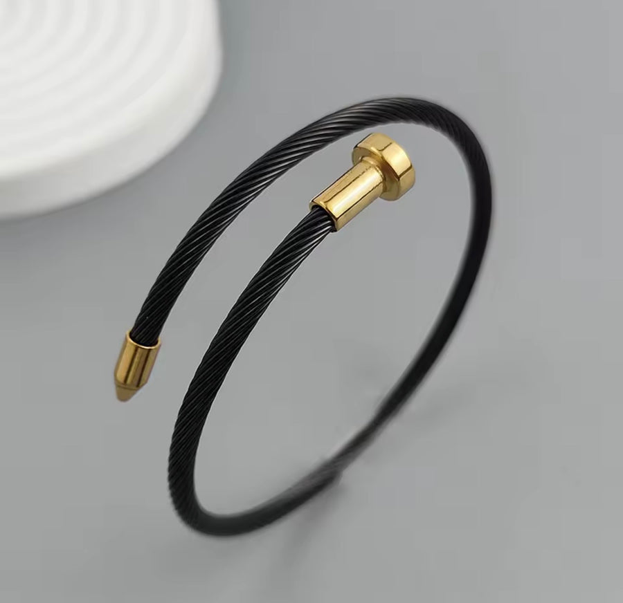 Men’s Stainless Steel Cable Bracelet