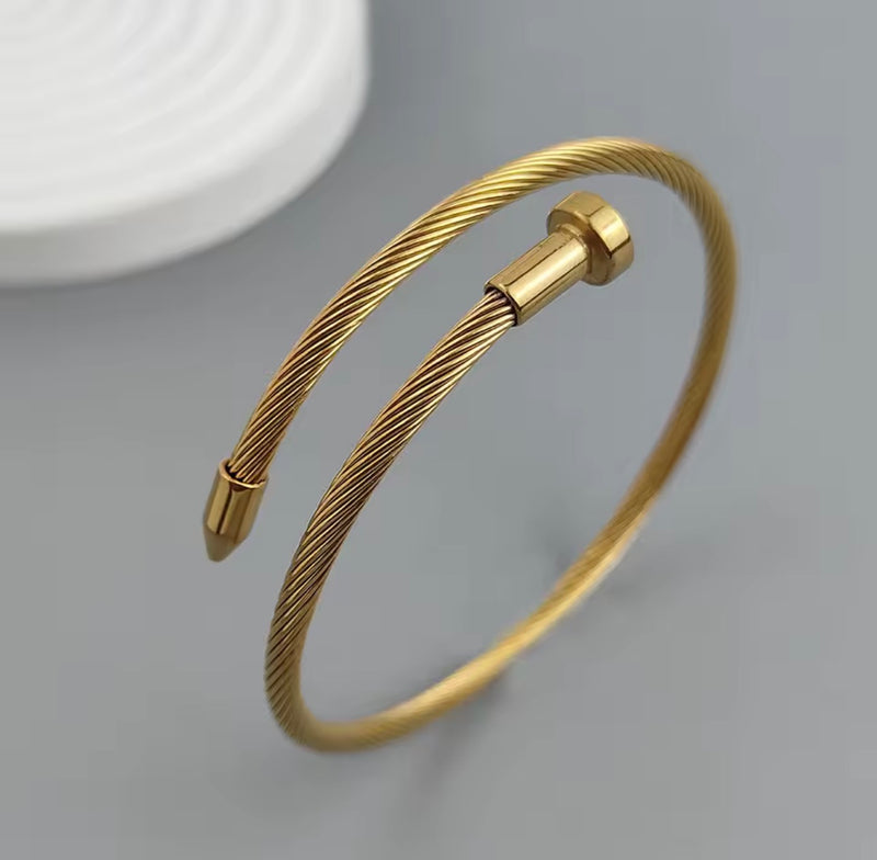 Men’s Stainless Steel Cable Bracelet