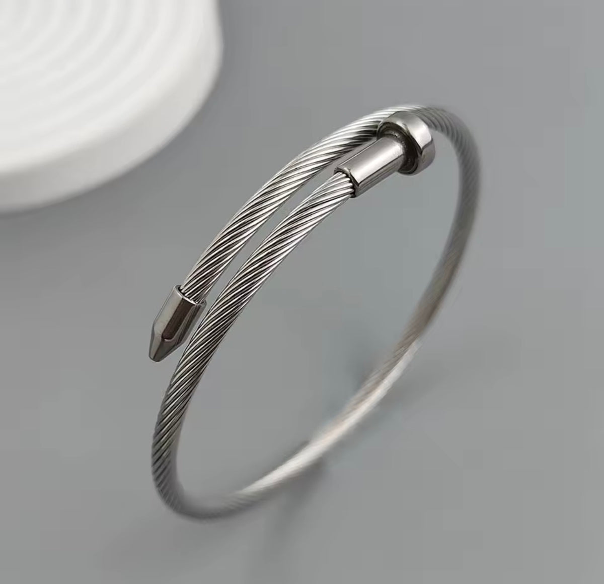 Men’s Stainless Steel Cable Bracelet
