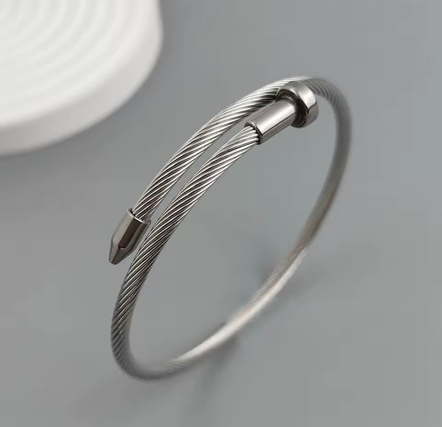 Men’s Stainless Steel Cable Bracelet