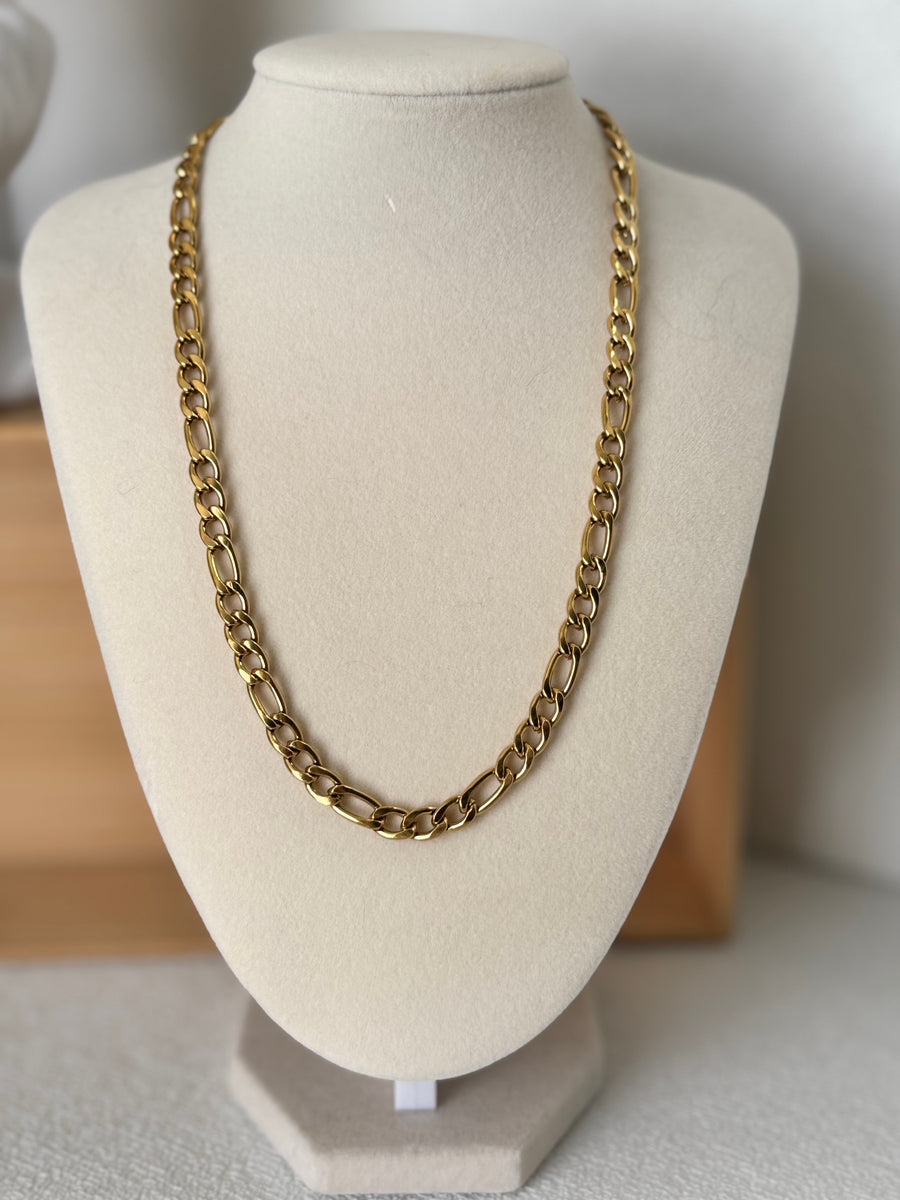 Men’s Figaro Link Chain Stainless Steel
