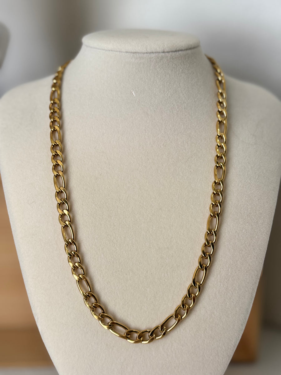Men’s Figaro Link Chain Stainless Steel