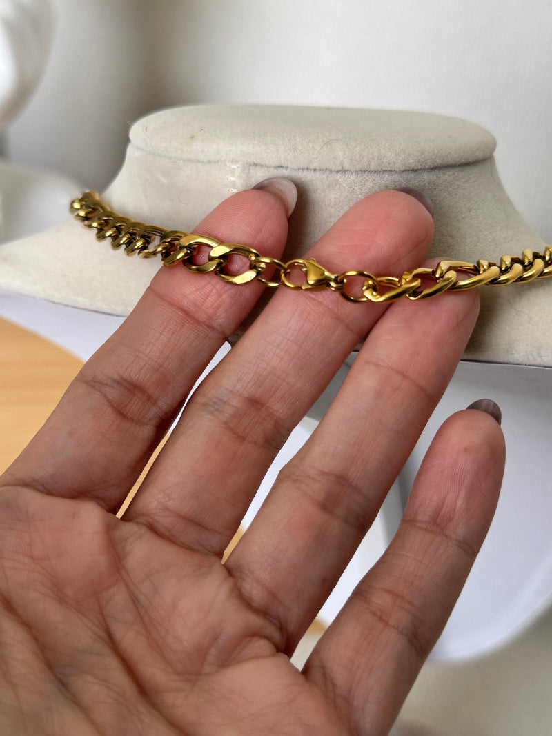 Men’s Figaro Link Chain Stainless Steel
