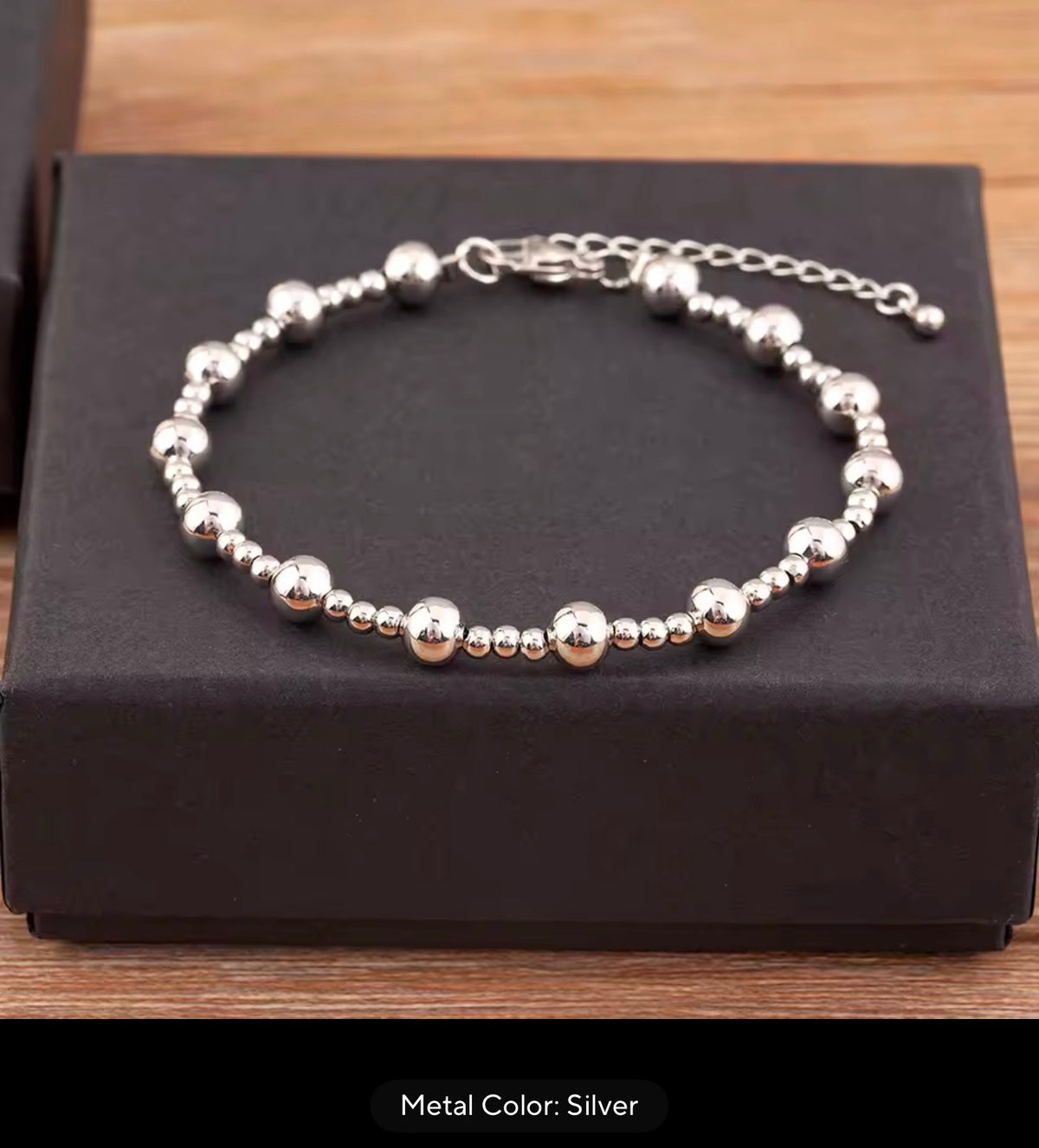 Beaded Necklace & Bracelet Collection – Gold, Silver & Three-Tone | 18K Gold Plated