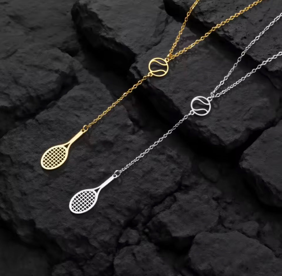 Tennis Necklace – Stainless Steel (Gold & Silver)