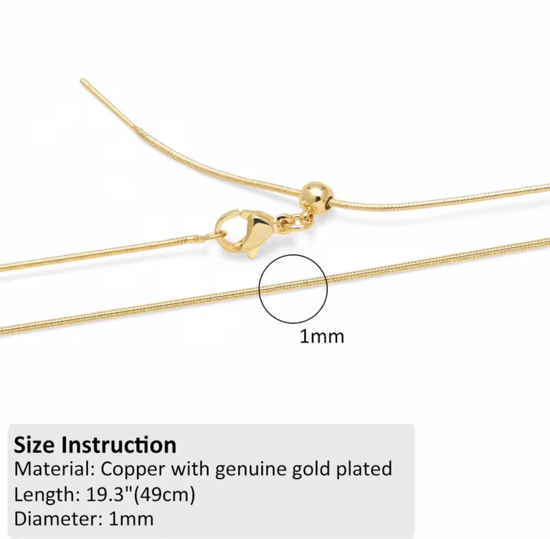 SM Bubble Letters Name Necklace – Personalized | 18K Gold Plated (LETTER ONLY)