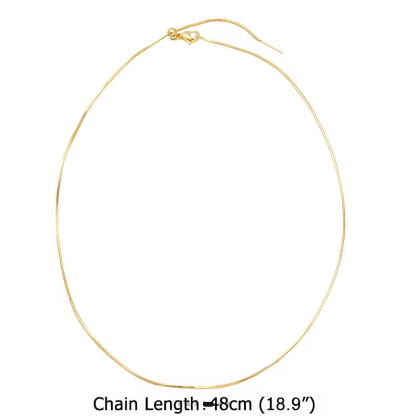 SM Bubble Letters Name Necklace – Personalized | 18K Gold Plated (LETTER ONLY)