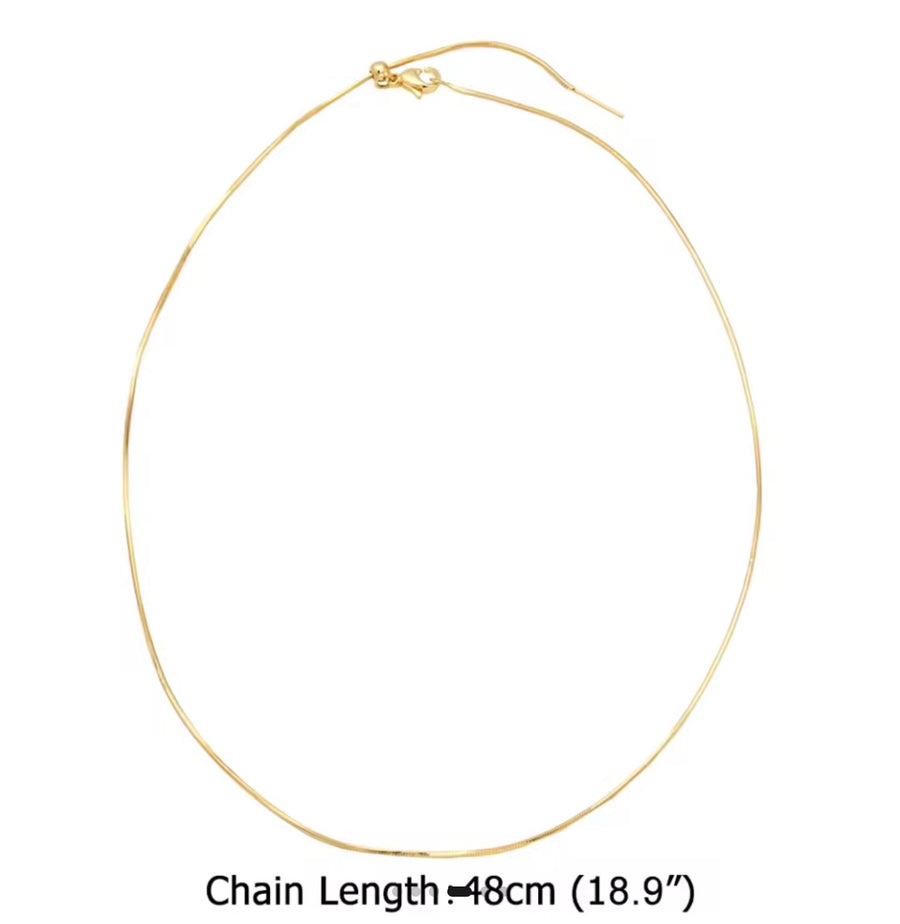 SM Bubble Letters Name Necklace – Personalized | 18K Gold Plated (LETTER ONLY)