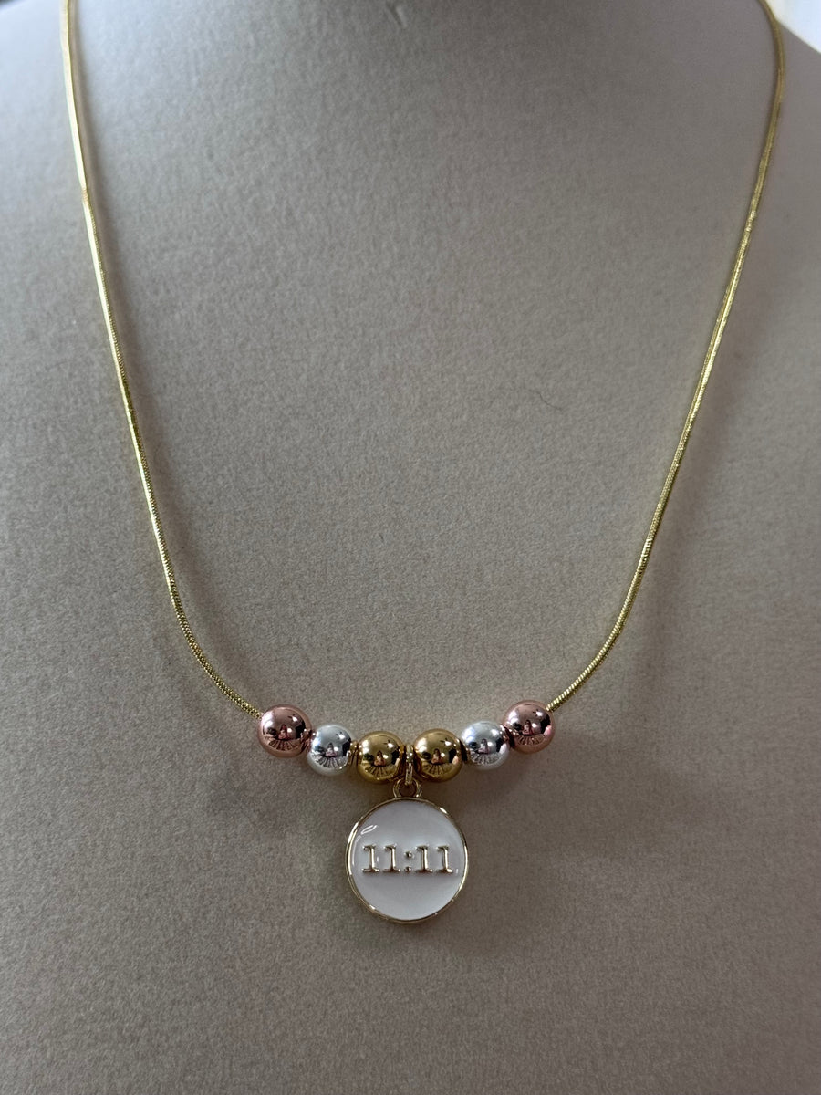 11:11 Necklace – Adjustable Stainless Steel