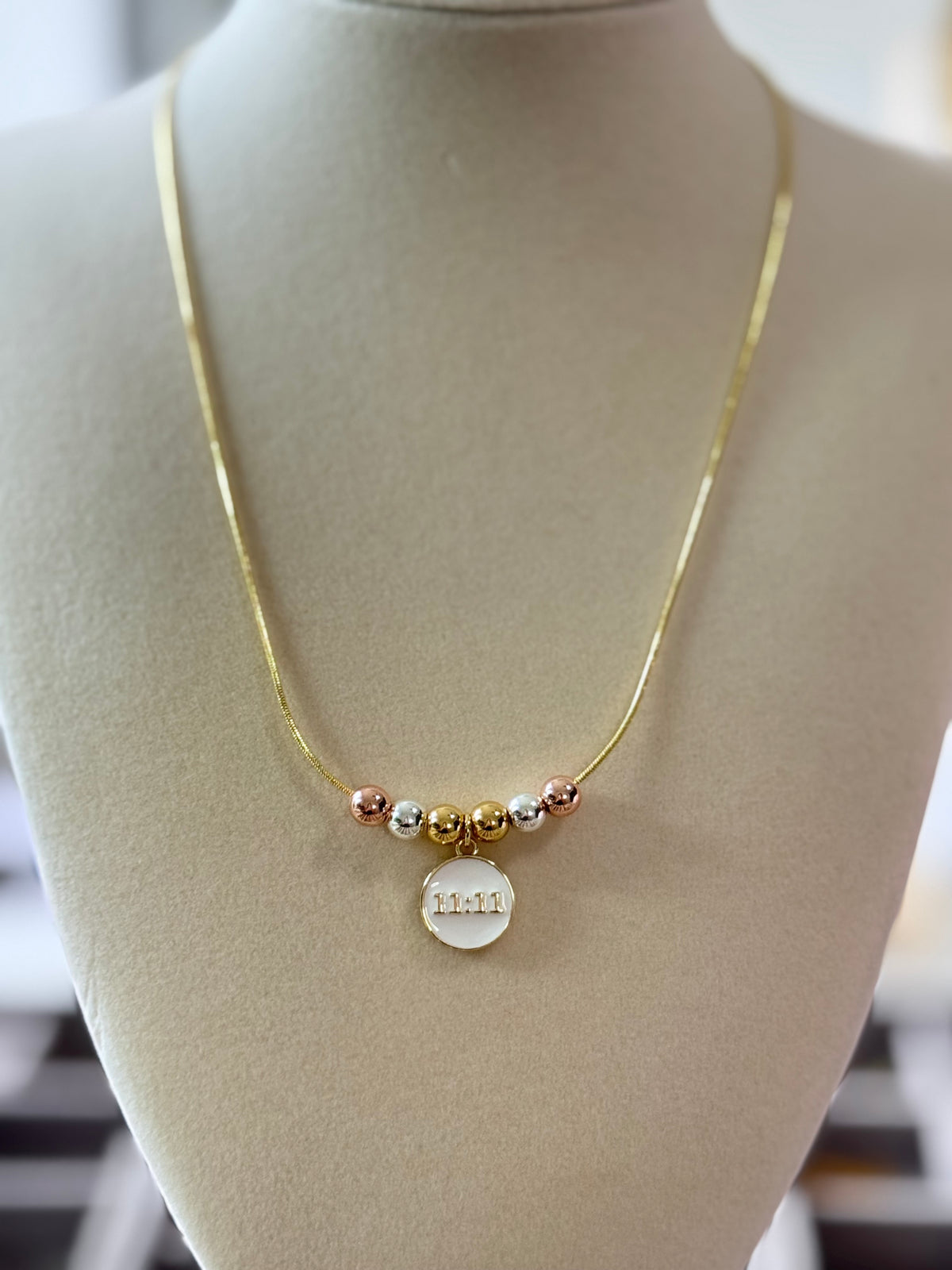 11:11 Necklace – Adjustable Stainless Steel