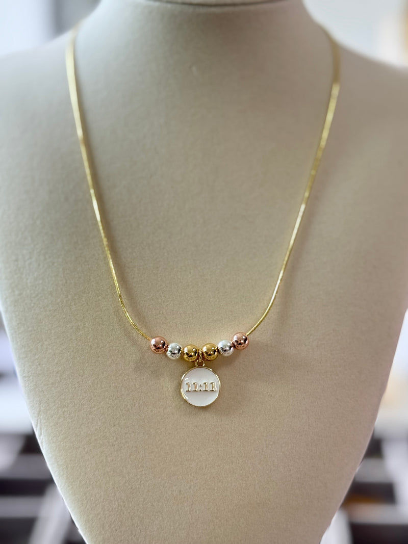 11:11 Necklace – Adjustable Stainless Steel