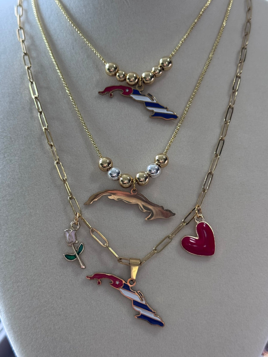 Cuba Collection – Adjustable Stainless Steel Necklaces