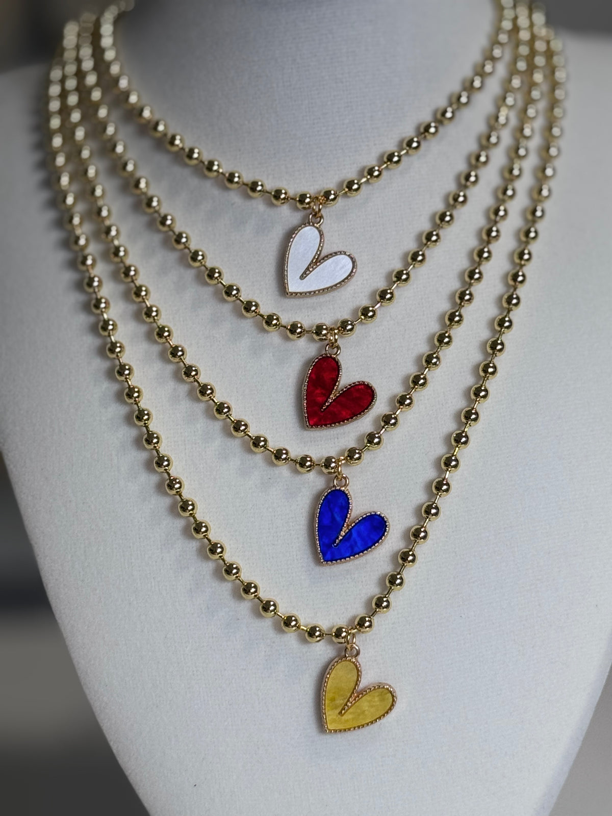 Heart Beaded Necklace