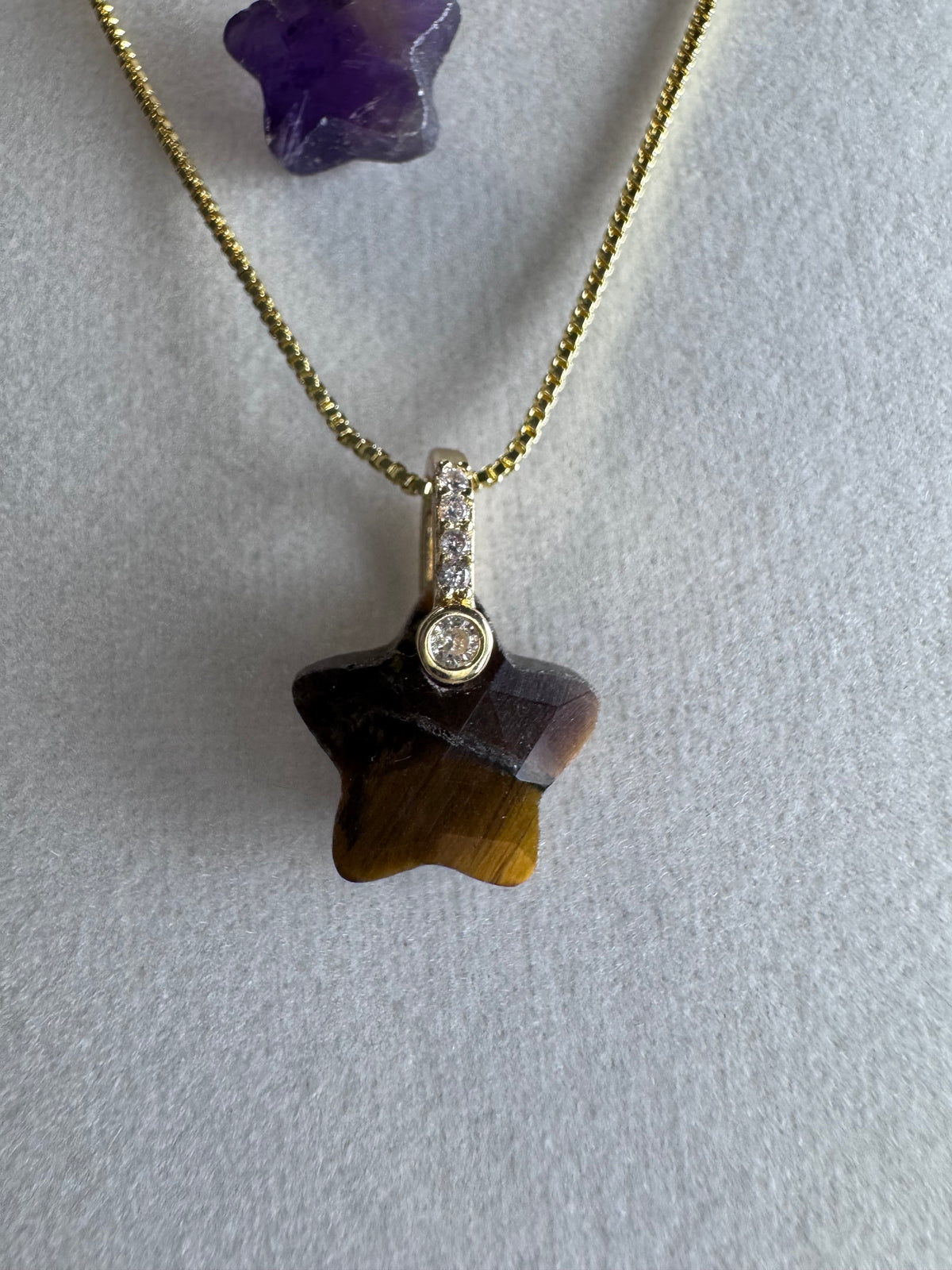 Star  Natural Stone Necklace Collection