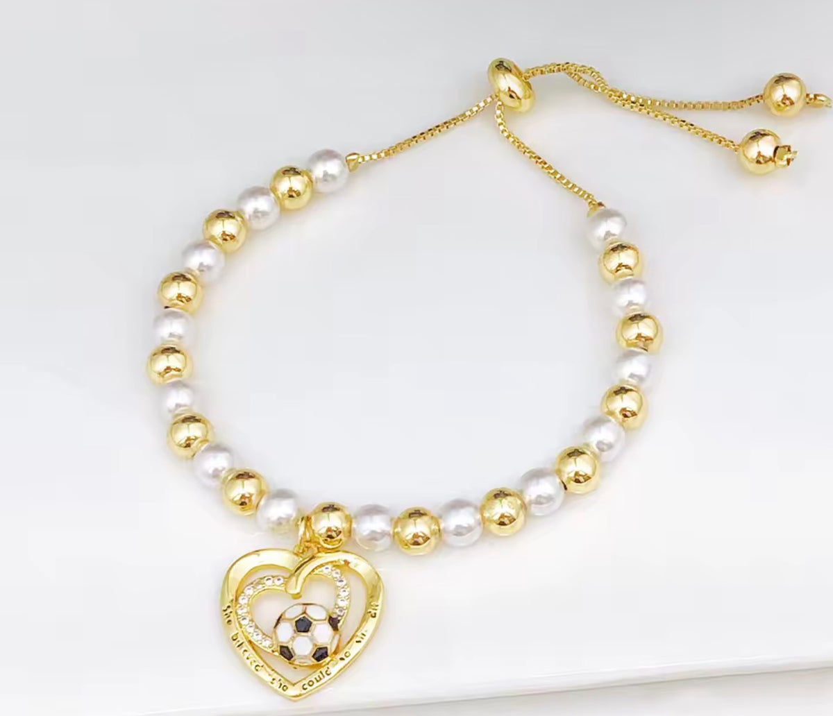Soccer Lover Charm Bracelet ⚽